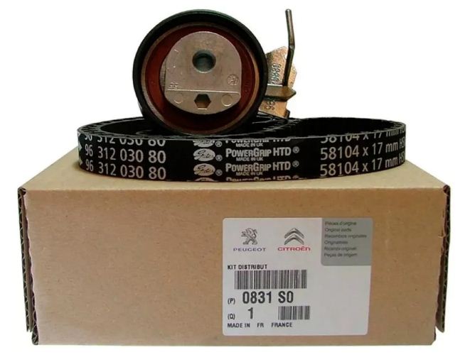 KIT DISTRIBUCION ORIGINAL FIAT QUBO PEUGEOT106 206 PARTNER 1.4 8V 208 1.5 8V  CITROEN BERLINGO C3 1.4 8V TU3A TU3JP