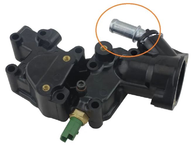 CUERPO TERMOSTATO IMPORTADO PEUGEOT TU3JP 206 207 PARTNER PLASTICO