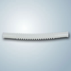 MANGUERA INYECCION CORRUGADA CRISTAL LARGO 130MM BOCA 7MM