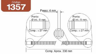 MANGUERA INYECCION CORRUGADA CRISTAL LARGO 330MM BOCA 9MM