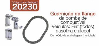 JUNTA PARA CONJUNTO FLOTANTE BOMBA COMBUSTIBLE FIAT OVALADA