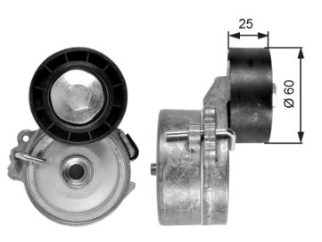 TENSOR ORIGINAL POLY V CITROEN BERLINGO PEUGEOT PARTNER 1.9 DIESEL DW8