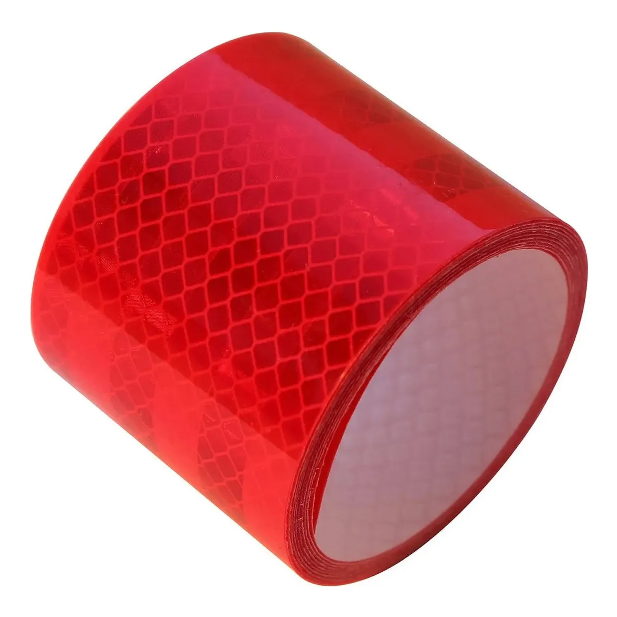 CINTA REFLECTIVA ROJA X 5MTS ANCHO 5CM