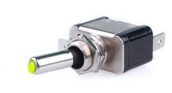 LLAVE TECLA 1 PUNTO UNIVERSAL PALANCA CON LED 12V AMBAR