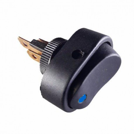 LLAVE TECLA UNIVERSAL OVALADA 31x20 12V C/LED AZUL