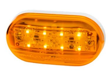 FARO BAIML 1034  BIVOLTAJE 12/24V AMBAR 8 LEDS UNIPOLAR GIRO TRASERO