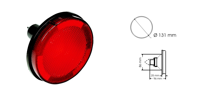 FARO BAIML 1800 TRASERO UNIPOLAR SIN ARO X UNIDAD