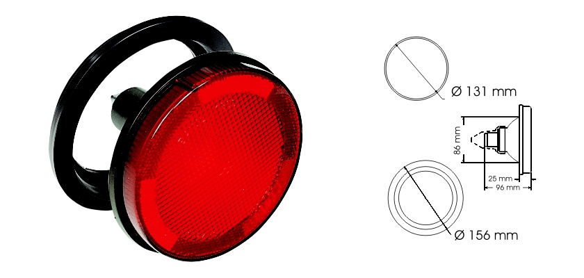 FARO BAIML 1800 TRASERO UNIPOLAR CON ARO X UNIDAD