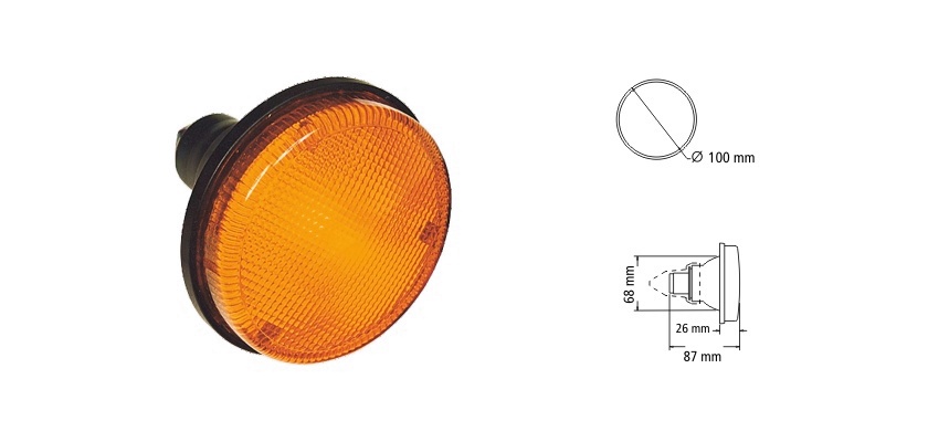 FARO BAIML TRASERO 1810 SIN ARO UNIPOLAR X UNIDAD