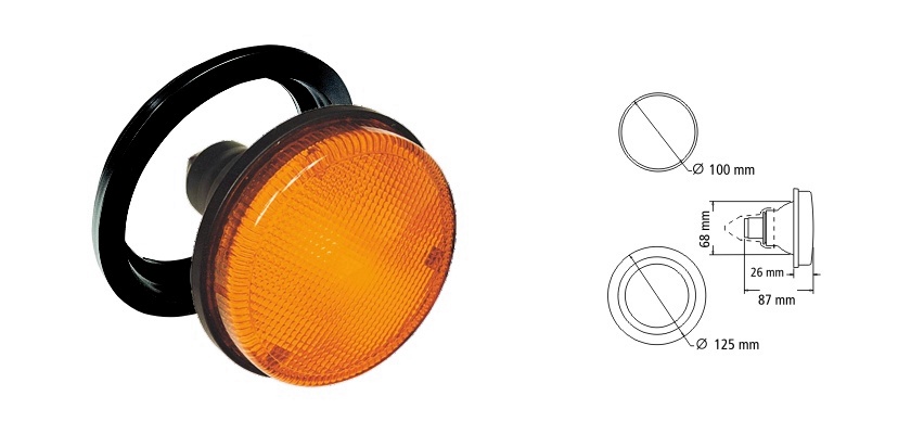 FARO BAIML TRASERO 1810 CON ARO UNIPOLAR X UNIDAD