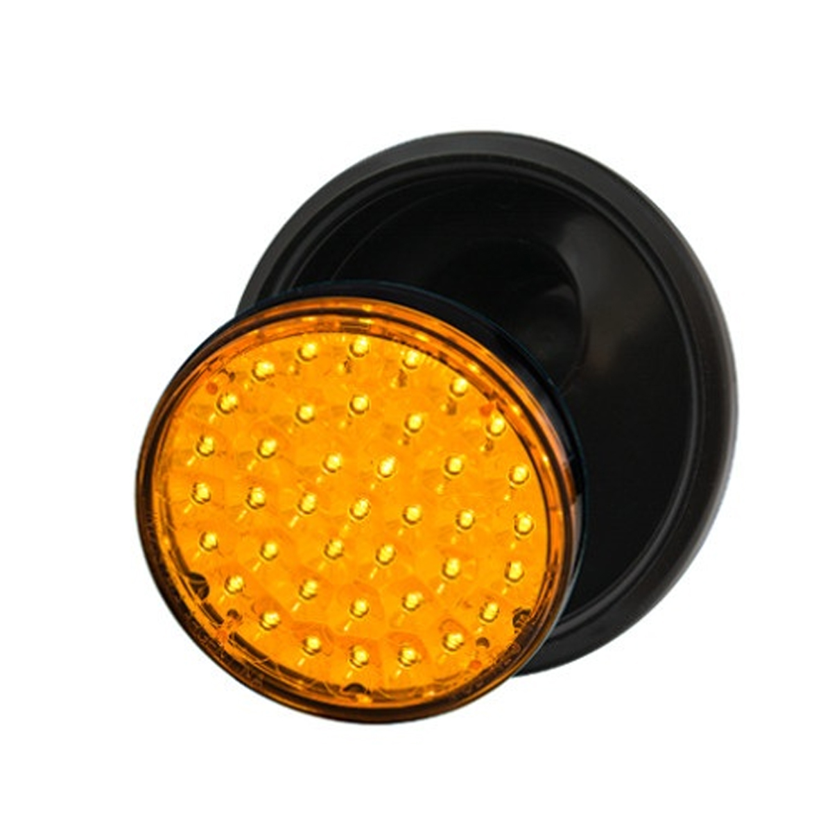 FARO BAIML 39 LEDS 12/24V AMBAR CON ARO FLEXIBLE FUNCION GIRO BALIZA