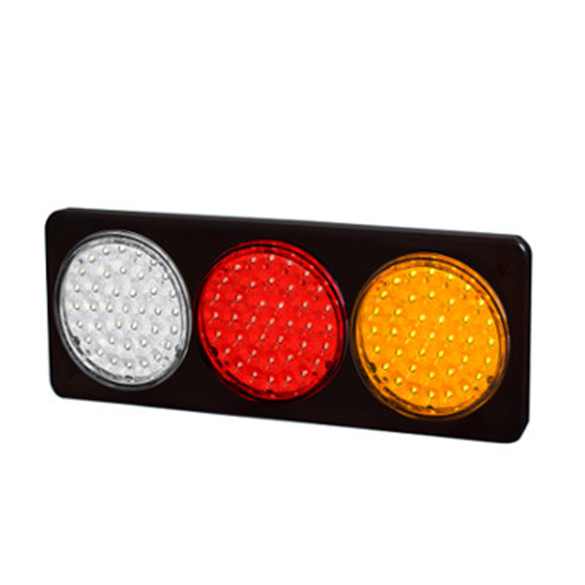 FARO BAIML 39 LED C/PANEL FRENTE 12/24V CRISTAL ROJO AMBAR