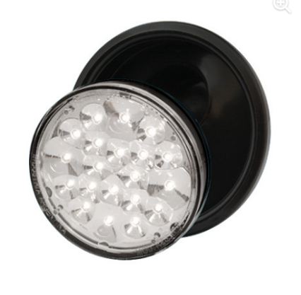 FARO BAIML 20 LEDS CRISTAL BIVOLTAJE 12/24 V CON ARO FLEXIBLE