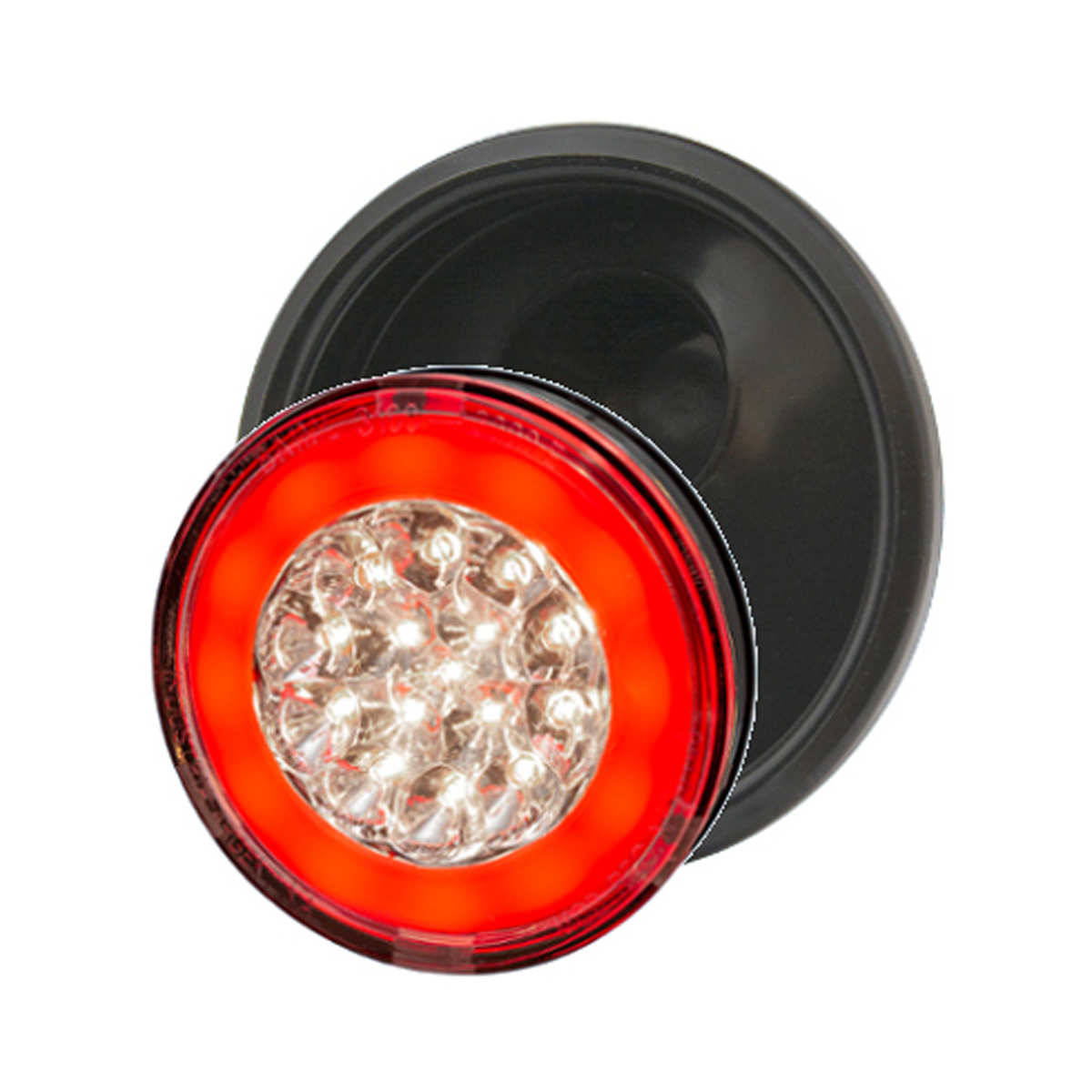 FARO BAIML 3300E 12/24V CON ARO FLEXIBLE POSICION Y RETROCESO CRISTAL