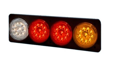 FARO BAIML 3400E BIVOLTAJE 12/24V CRISTAL UNIPOLAR ROJO BIPOLAR ROJO BIPOLAR AMBAR UNIPOLAR
