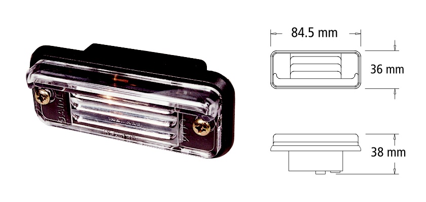 FARO BAML ILUMINA PATENTE    C/U