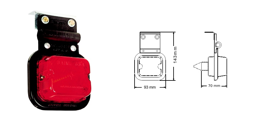FARO BAIML 634 FLEXIBLE POR UNIDAD