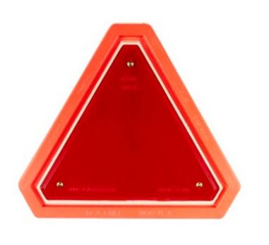 TRIANGULO BALIZA BAIML ROJO CON BASE