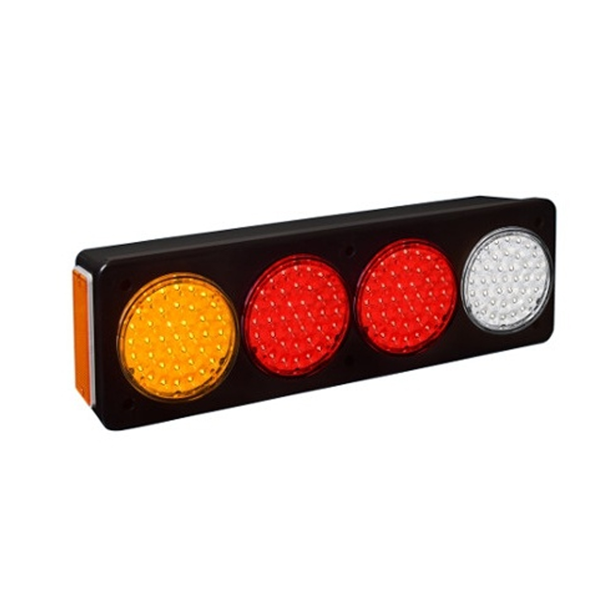 FARO BAIML 39 LEDS C/CAJA  12/24V AMBAR ROJO ROJO CRISTAL IZQUIERDO