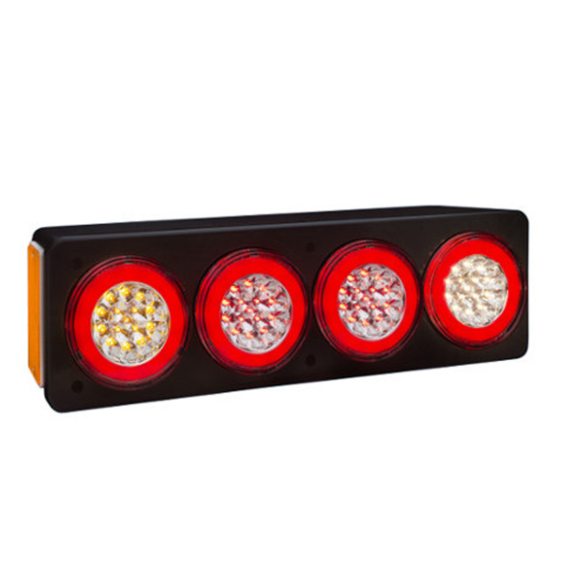FARO BAIML 3300E C/CAJA 12/24V AMBAR ROJO ROJO CRISTAL LADO IZQUIERDO