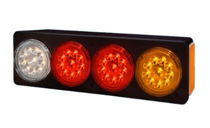 FARO BAIML 3400E BIVOLTAJE 12/24V CRISTAL UNIPOLAR ROJO BIPOLAR ROJO BIPOLAR AMBAR UNIPOLAR DERECHO