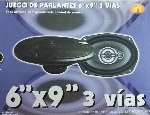 PARLANTE 6X9" CONO ROJO
