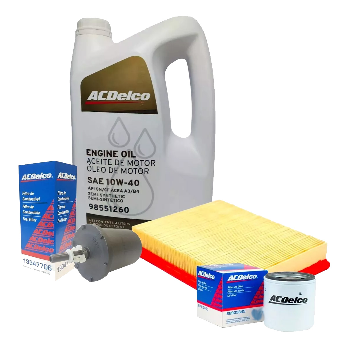 KIT DE 3 FILTROS + ACEITE CHEVROLET CORSA CLASSIC 1.4