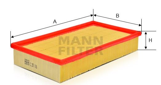 FILTRO AIRE MANN VW CADDY GOL AONTRY SAVEIRO 1.6 CADDY GOL CONTRY CONFORTLINE SAVEIRO 1.9 DIESEL