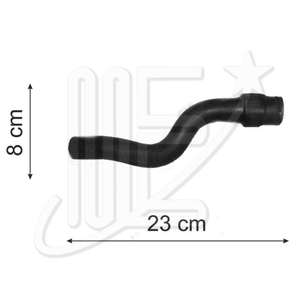 MANGUERA CAUPLAS 13308 CHEVROLET SONIC AGILE ENTRADA CALEFACCION