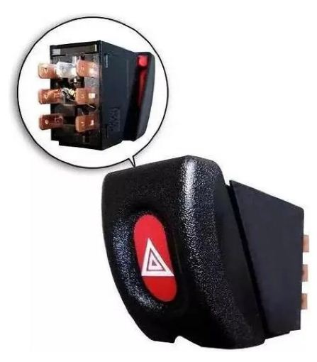 LLAVE TECLA BALIZA IMPORTADA CHEVROLET CORSA NEGRA SIN ALARMA