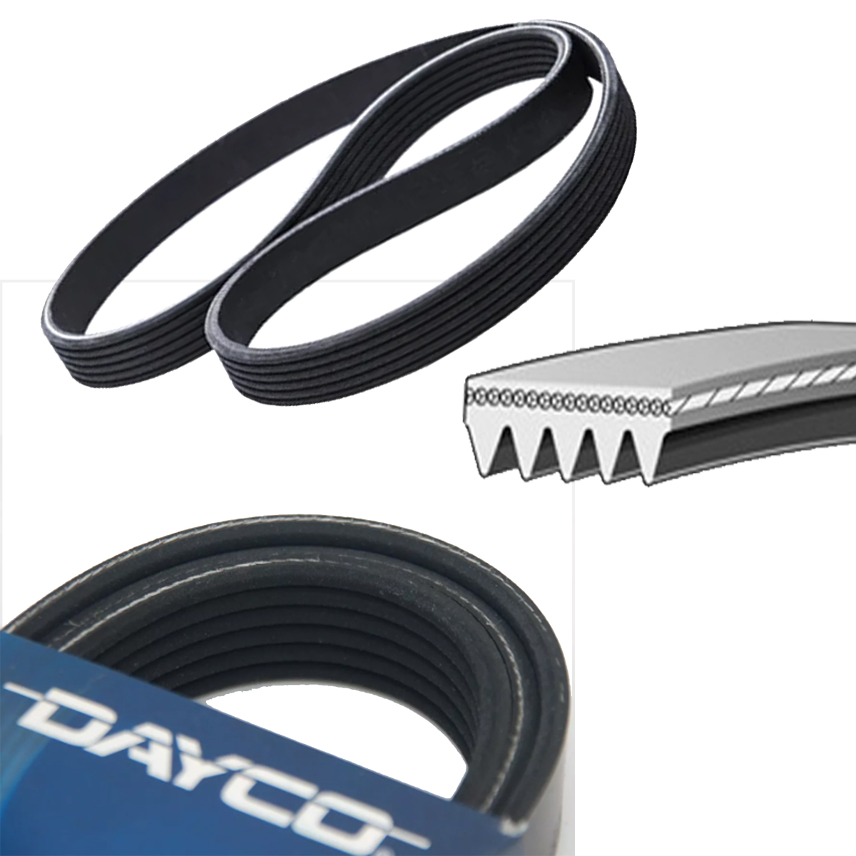 CORREA DAYCO ELASTICA PEUGEOT 208 308 2008 PARTNER 1.2 VTI THP PURETECH